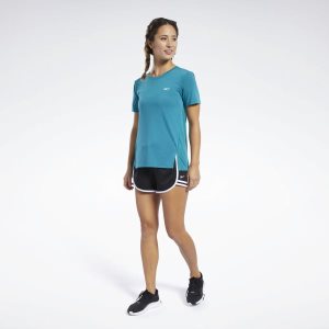 Reebok Workout Ready Supremium T Shirt Damen - Türkis - DE 698-XRZ